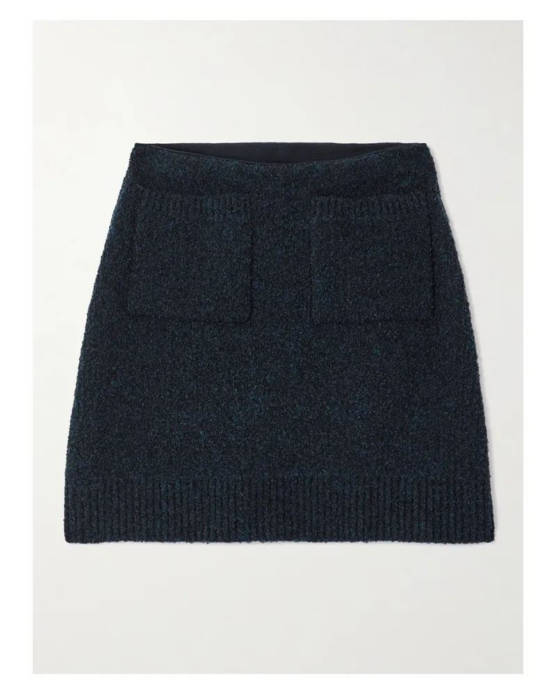Bottega Veneta Wool-blend Bouclé Mini Skirt - Blue Blue