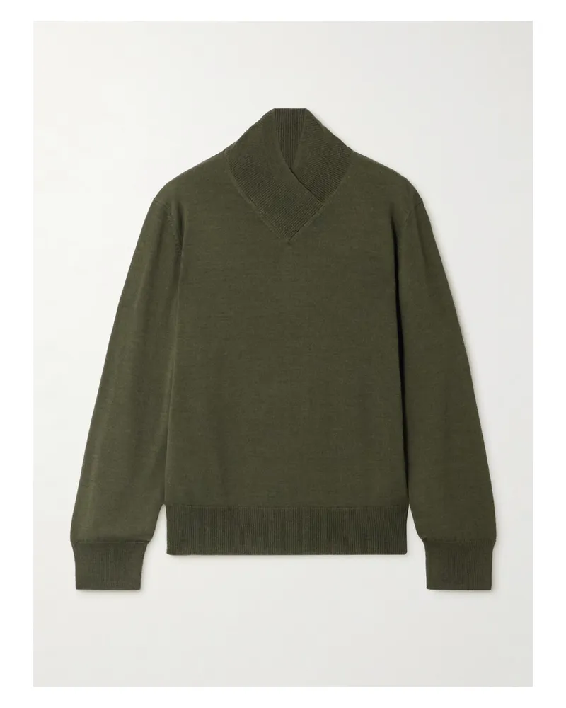 TOVE Detta Pullover Aus Einer Woll-seidenmischung - Grün Grün
