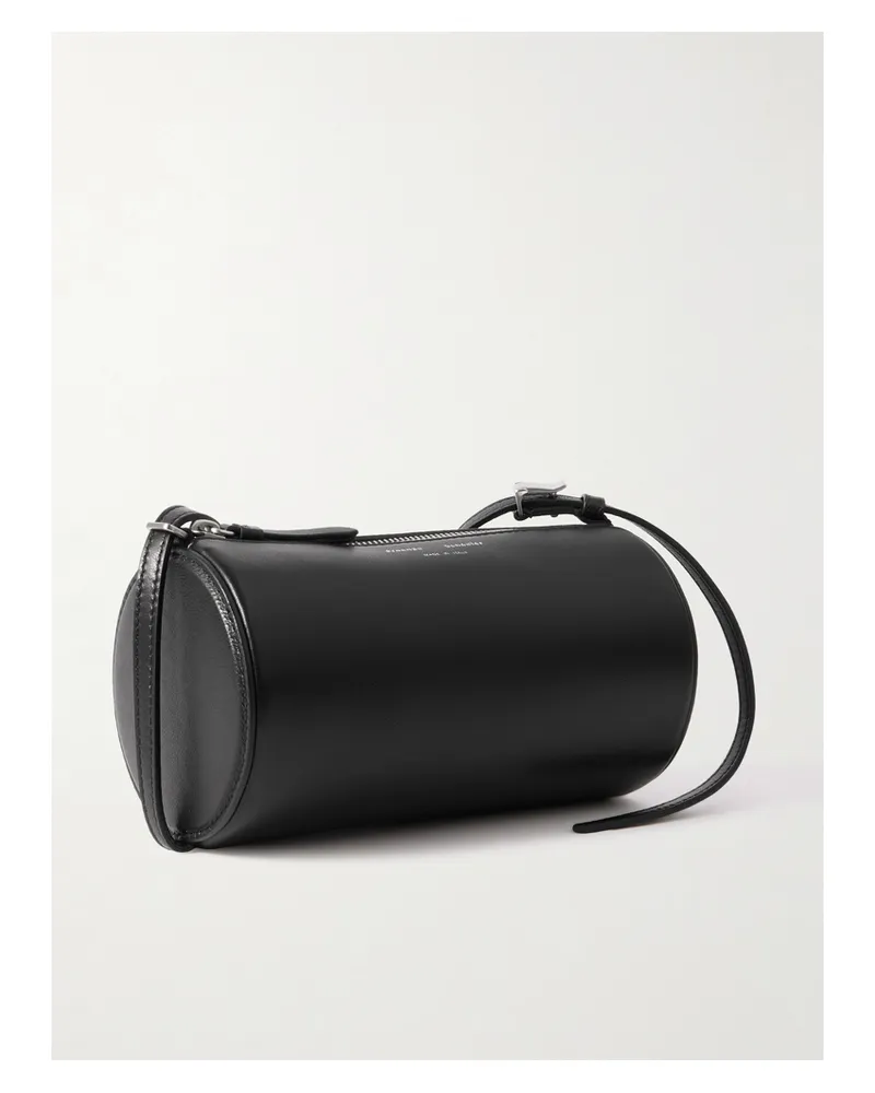 Proenza Schouler Silo Textured-leather Shoulder Bag - Black Black