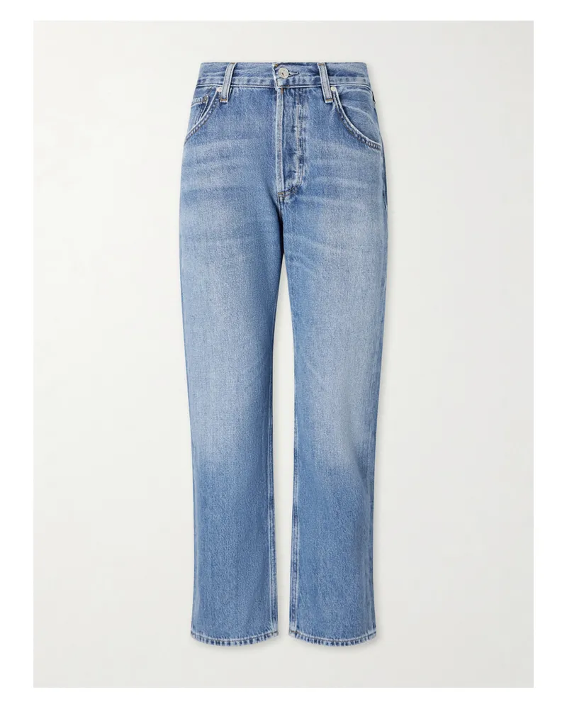 Citizens of humanity Winslow Mid-rise Straight-leg Boyfriend Jeans - Blue Blue