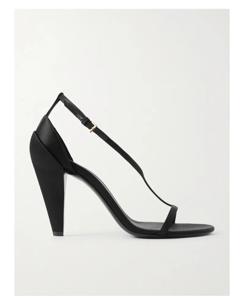 Givenchy Sandalen Aus Satin - Schwarz Schwarz