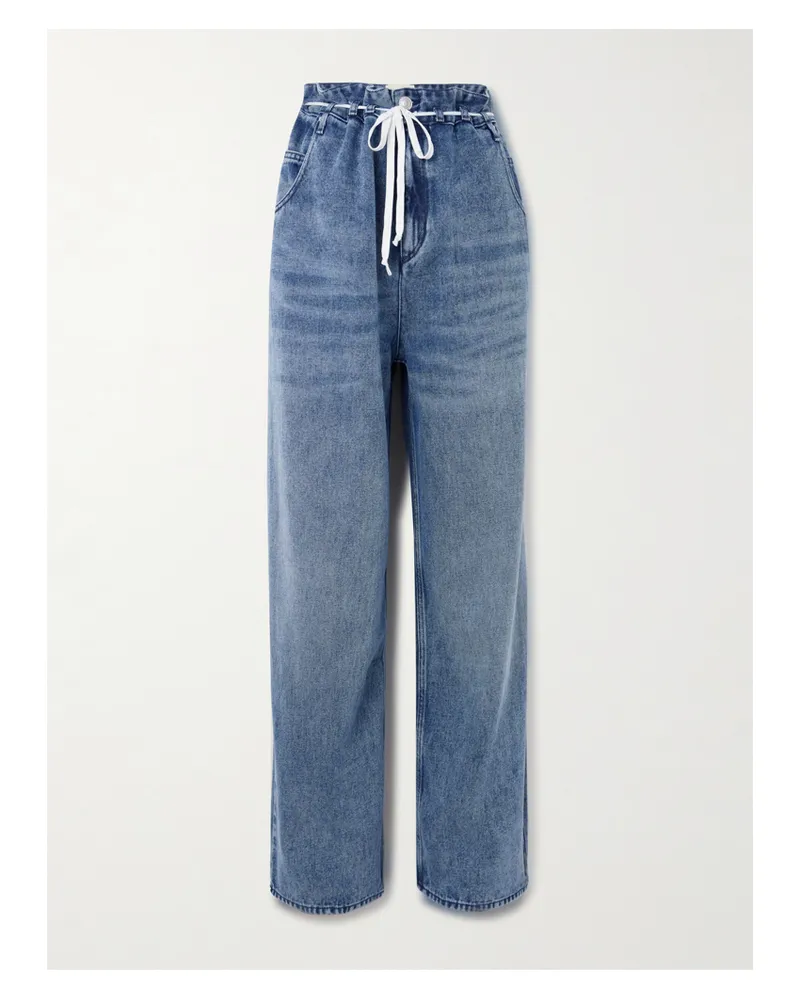 Isabel Marant Jordy Hoch Sitzende Jeans Mit Weitem Bein - Blau Blau