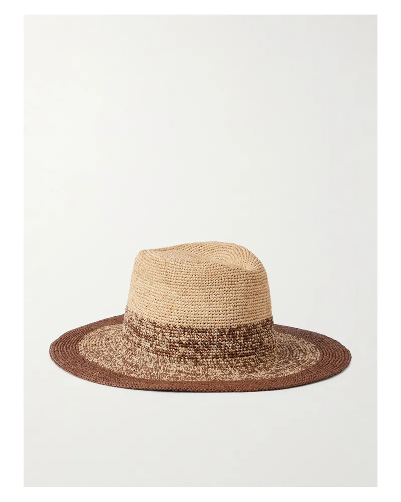 Eugenia Kim Lourdes Hut Aus Raffiabast Mit Farbverlauf - Braun Braun