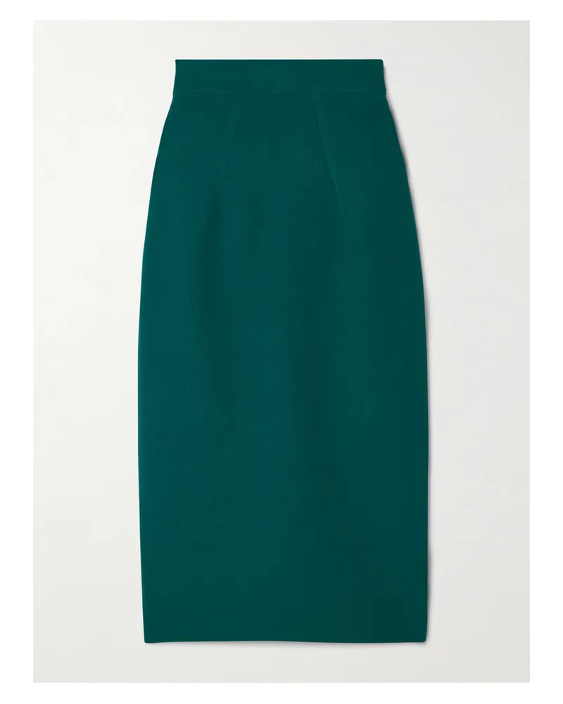 Safiyaa Hokoku Midirock Aus Stretch-crêpe - Blau Blau