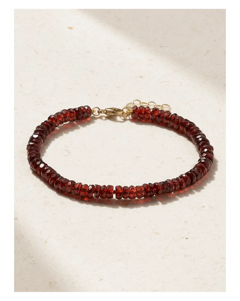 JIA JIA Gold Garnet Bracelet - Red Red