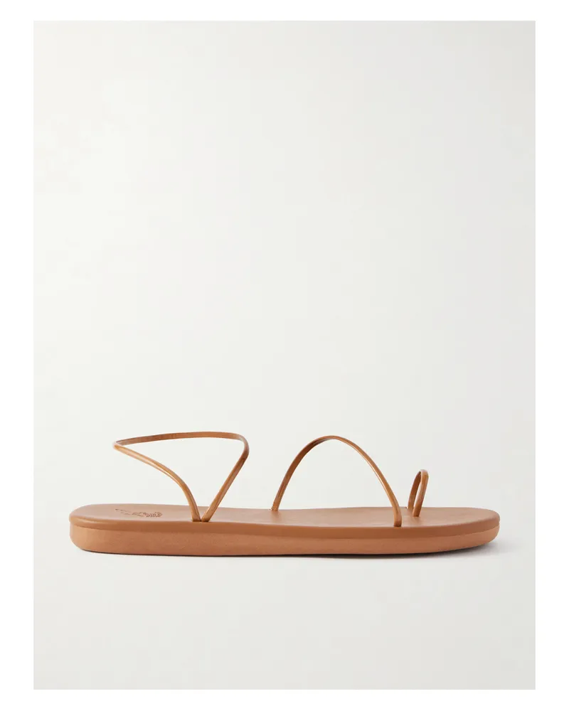 Ancient Greek Sandals Kansiz Leather Sandals - Brown Brown