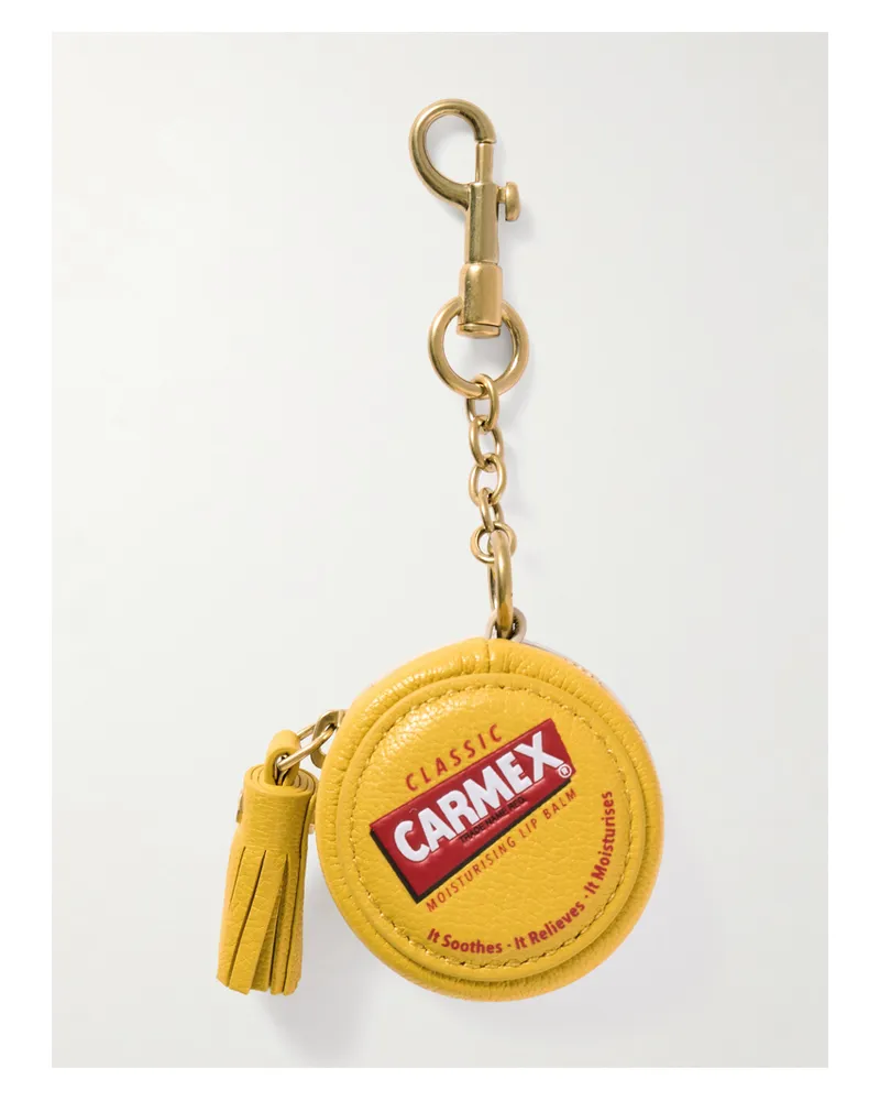 Anya Hindmarch Carmex Münzbeutel Aus Leder - Gelb Gelb