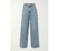 Trade Halbhohe Jeans mit Weitem Bein