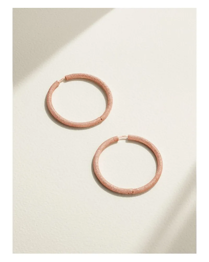 Carolina Bucci Florentine Creolen Aus 18 Karat Roségold Gold