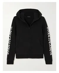 Balenciaga Hoodie aus Jersey aus einer Baumwollmischung Schwarz