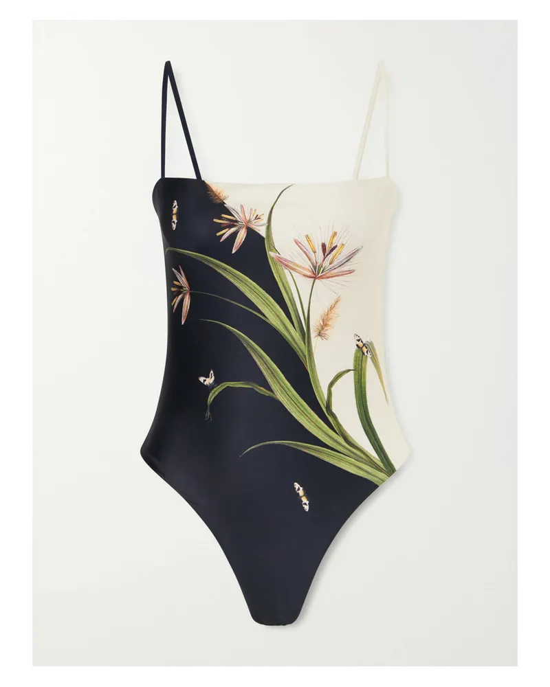 AGUA BENDITA Durazno Azucar Printed One-piece - Black Black