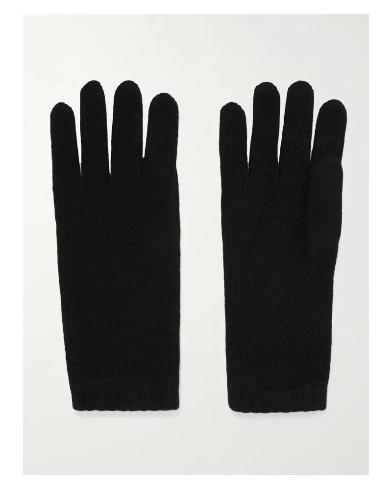 Johnstons of Elgin Handschuhe Aus Kaschmir - Schwarz Schwarz