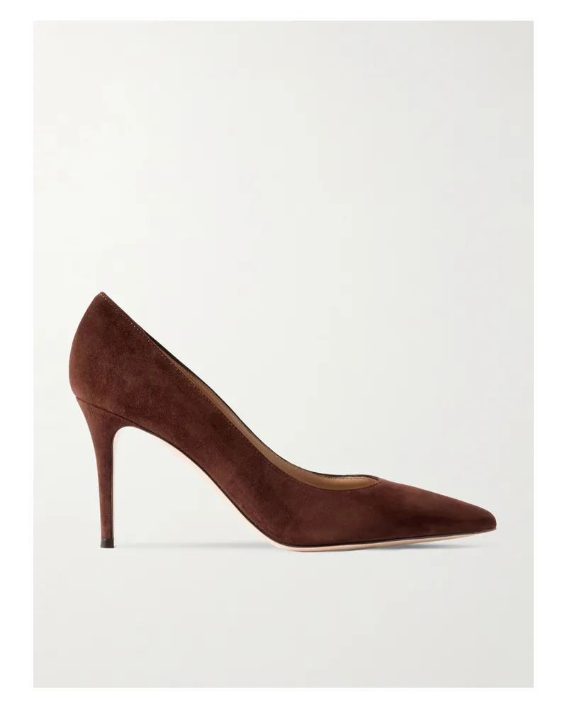 Gianvito Rossi Gianvito 85 Pumps Aus Veloursleder - Braun Braun