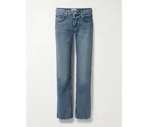 Low-rise Slim-leg Jeans - Blue