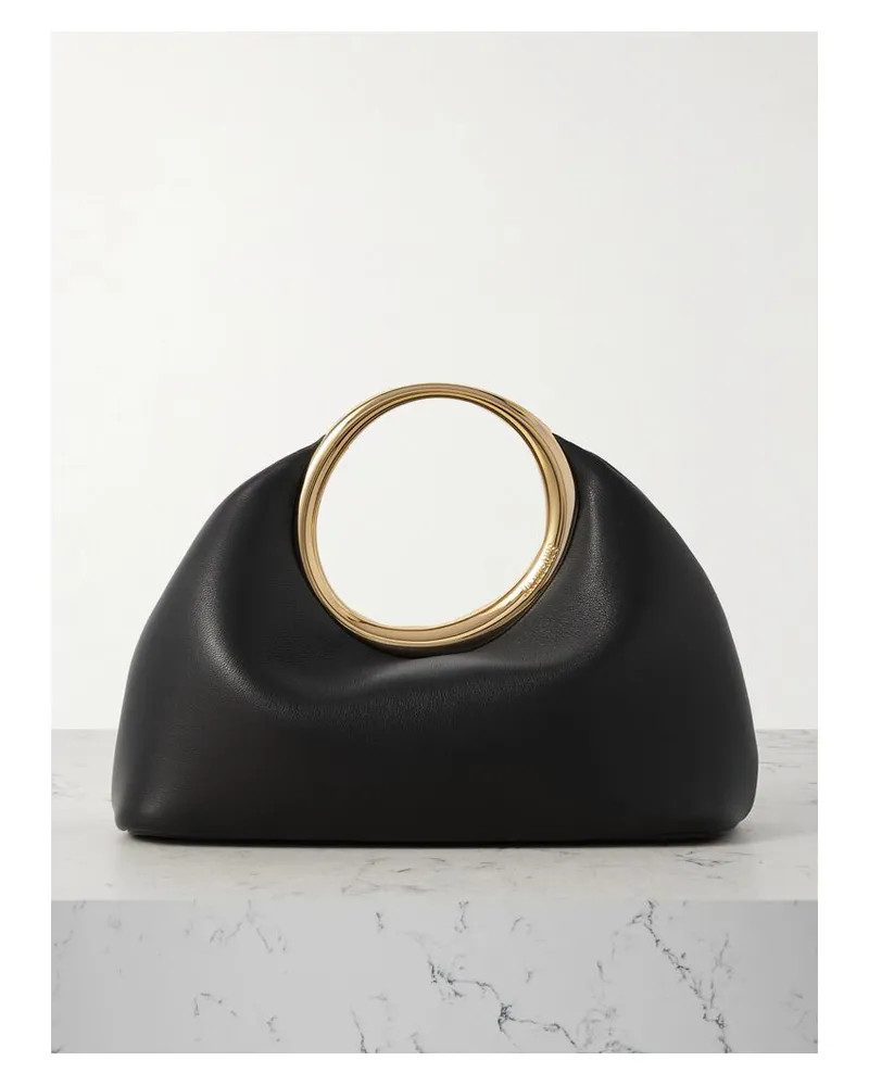 Jacquemus The Calino Kleine Tote Aus Leder - Schwarz Schwarz