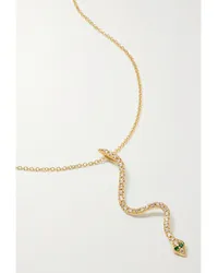 Ileana Makri Lucky Snake Kette aus 18 Karat Gold