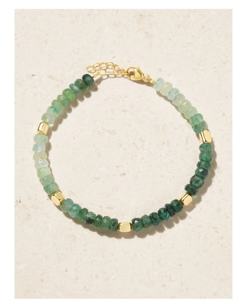 JIA JIA Jumbo 14-karat Gold Emerald Bracelet - Green Green
