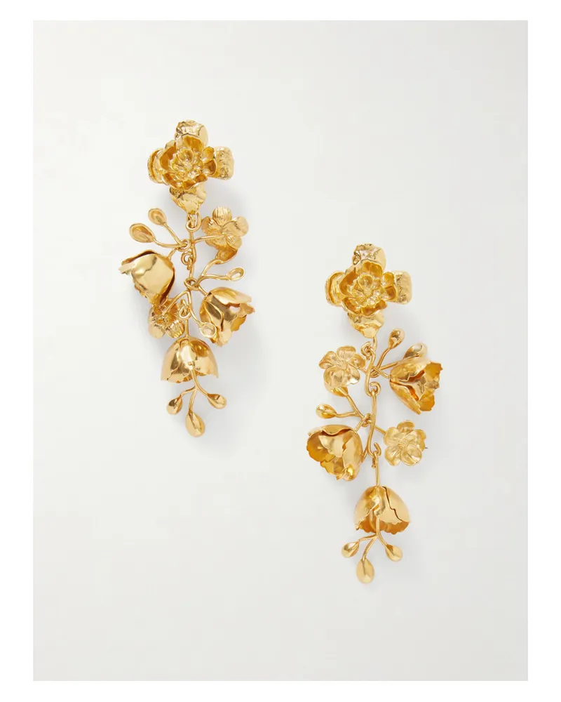 Chloé Laiton Goldfarbene Ohrringe Gold