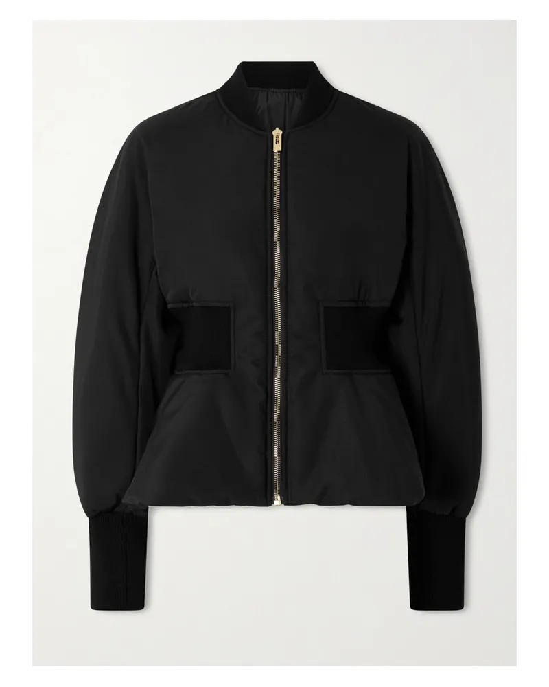 Alaïa Bomberjacke Aus Shell - Schwarz Schwarz