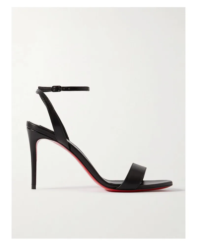 Christian Louboutin Loubigirl 85 Sandalen Aus Leder - Schwarz Schwarz