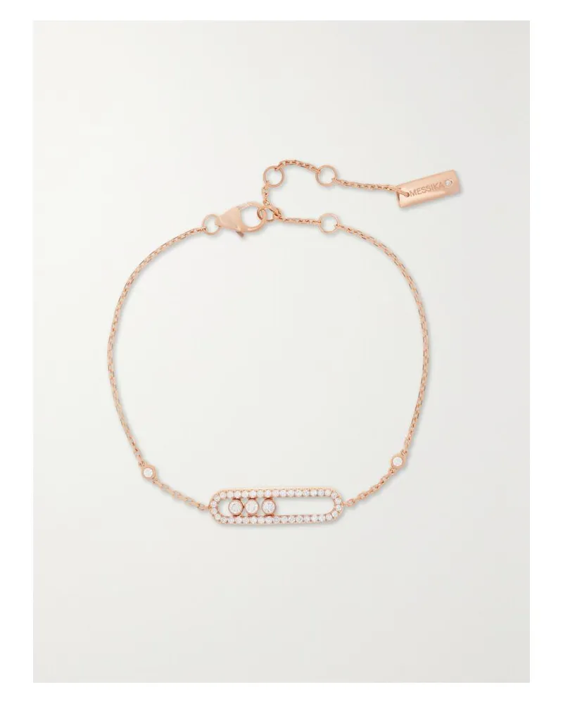 Messika Baby Move Armband Aus 18 Karat Roségold Mit Diamanten Gold