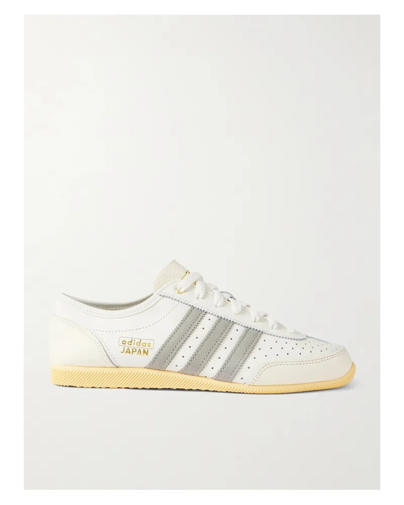 adidas Japan Decon W Sneakers Aus Leder Mit Besätzen Aus Perforiertem Veloursleder - Wollweiß Wollweiß
