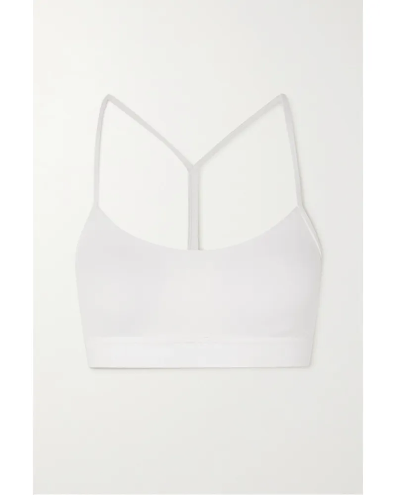 LULULEMON Flow Y Sport-bh aus Stretch-material Weiß