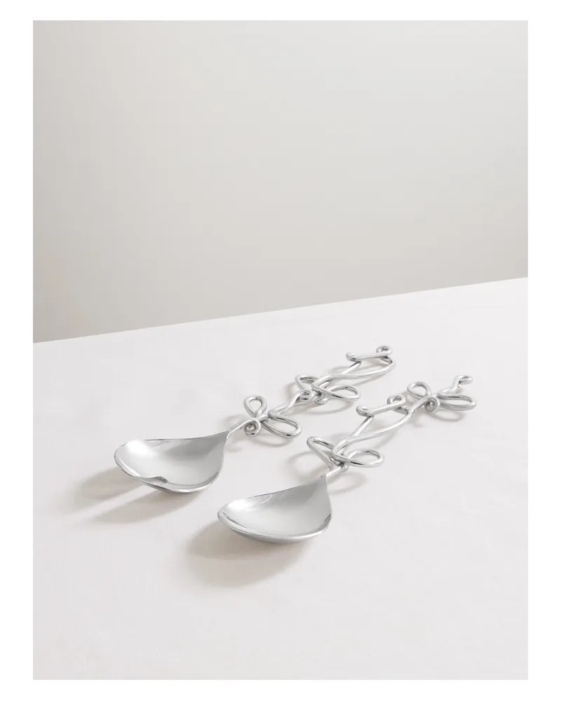 Completedworks Versilbertes Salatbesteck Silber