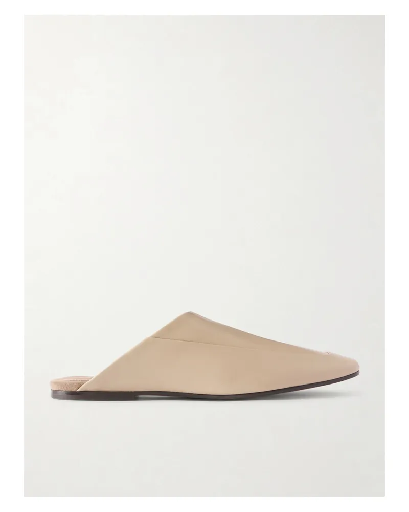 Brunello Cucinelli Leather Mules - Brown Brown