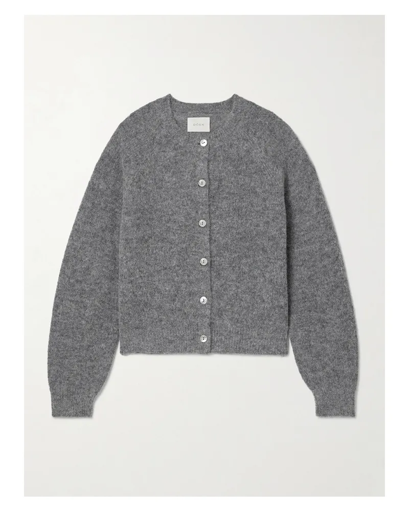 DÔEN Petra Cardigan Aus Strick - Grau Grau