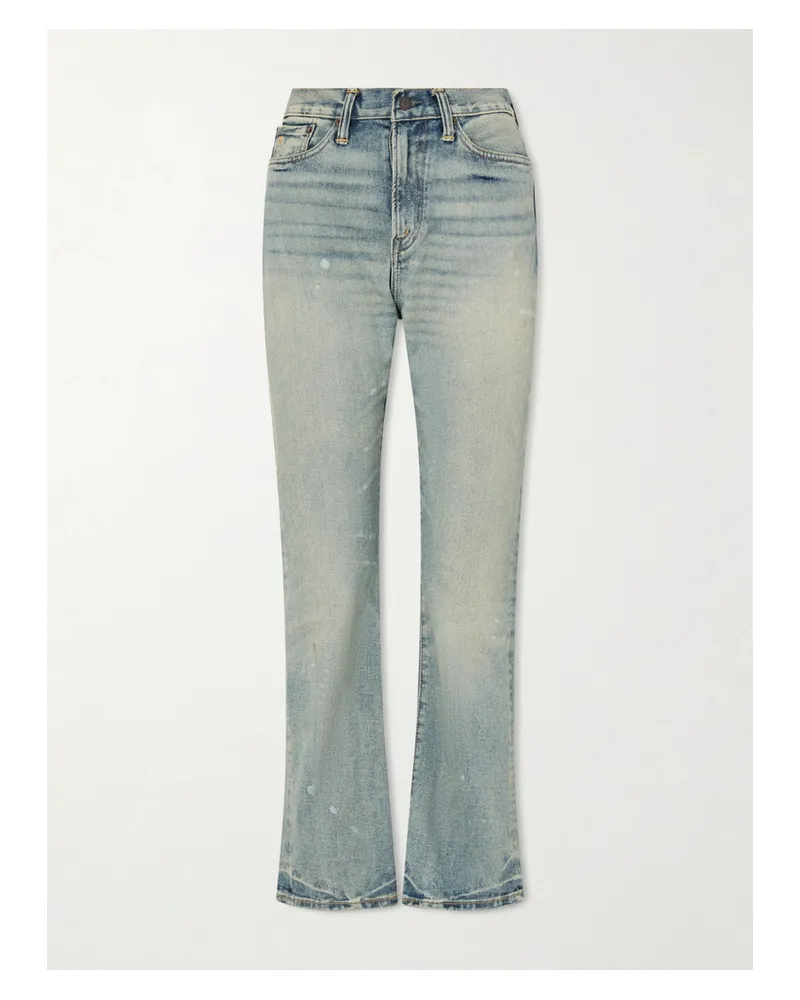 RRL Mid-rise Straight-leg Jeans - Blue Blue