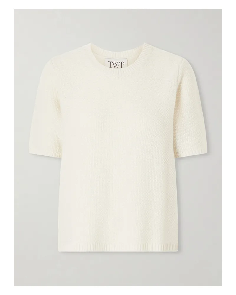TWP Audrey Cashmere Sweater - Neutrals Neutrals