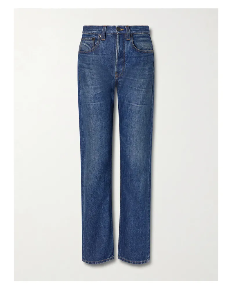 The Row Daciana Halbhohe Jeans Mit Geradem Bein - Blau Blau
