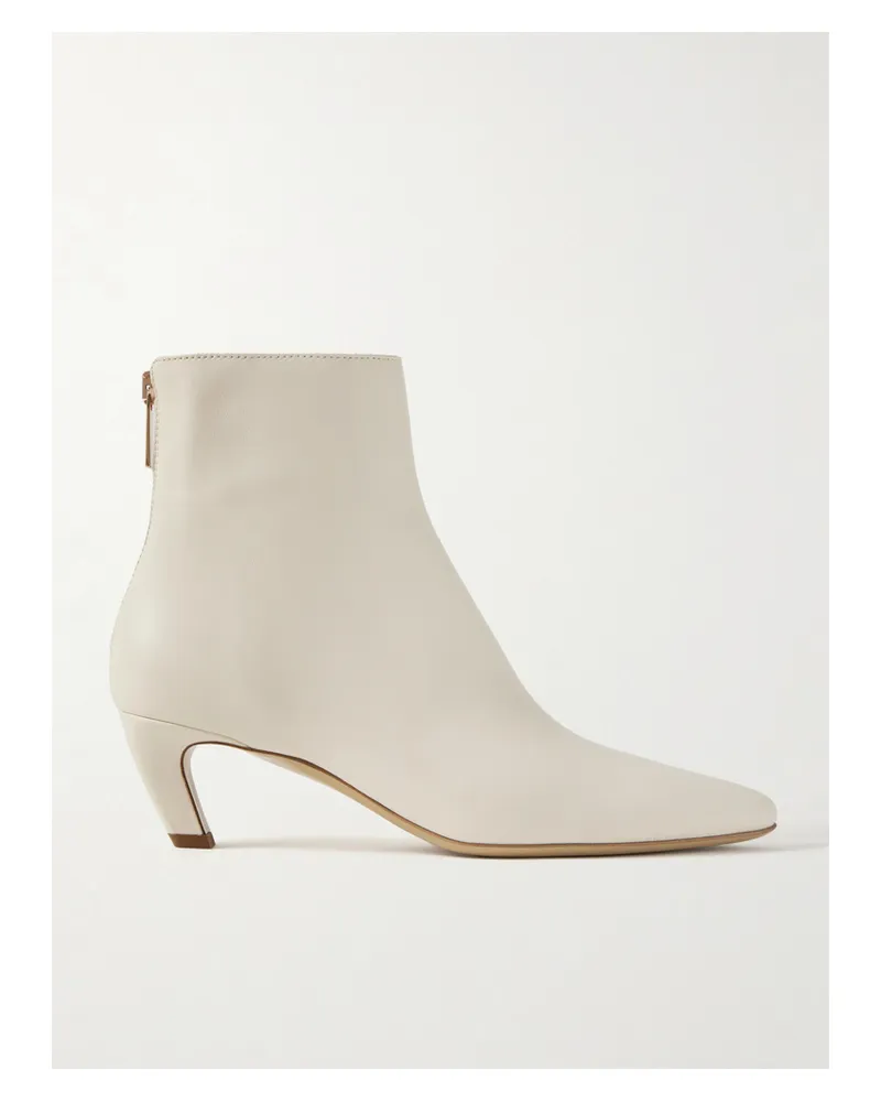 Gabriela Hearst Clayton Ankle Boots Aus Leder - Creme Creme