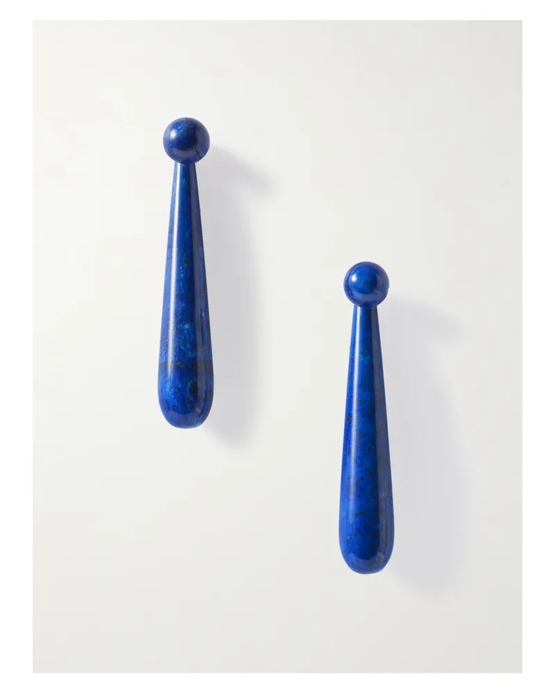 Sophie Buhai Angelika Silver Lapis Lazuli Earrings - Blue Blue