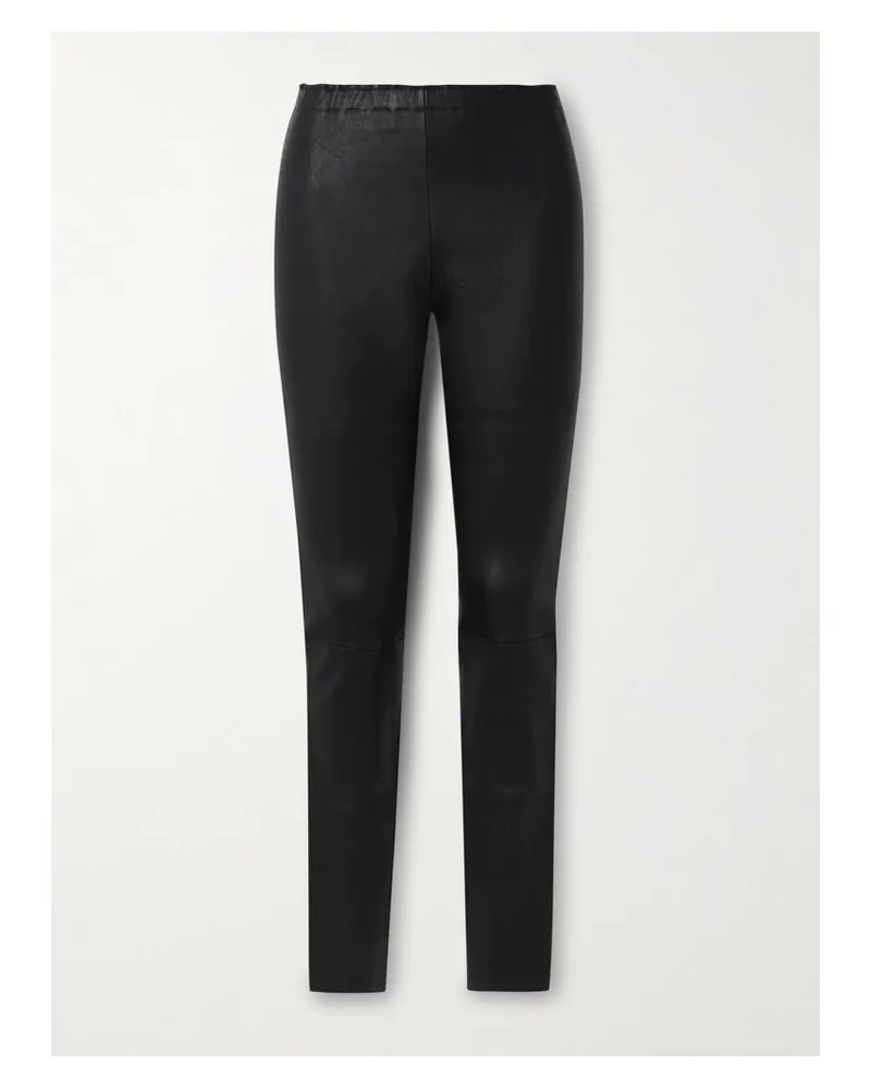 Stouls Carolyn Leggings Aus Leder - Schwarz Schwarz