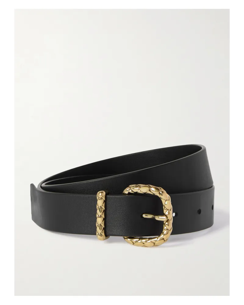 Bottega Veneta Leather Belt - Black Black
