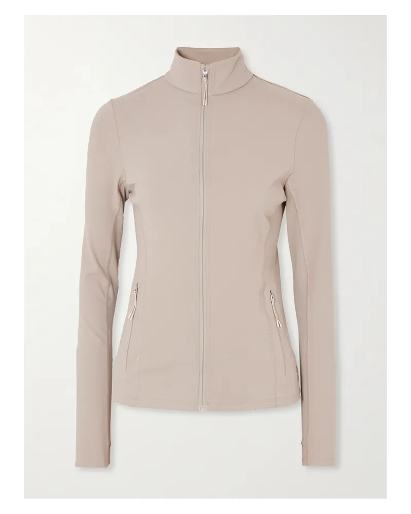 ON Zendaya Gloria Jacke Aus Stretch-jersey Mit Cut-out - Braun Braun
