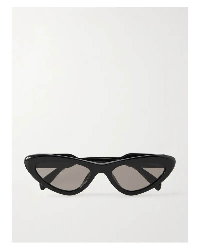 Miu Miu Cat-eye Acetate Sunglasses - Black Black