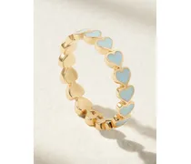 Heart Stack Ring aus 14 Karat Gold