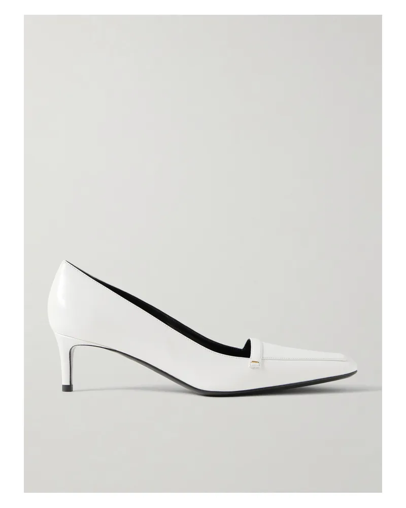 KHAITE Celia Pumps Aus Leder - Weiß Weiß
