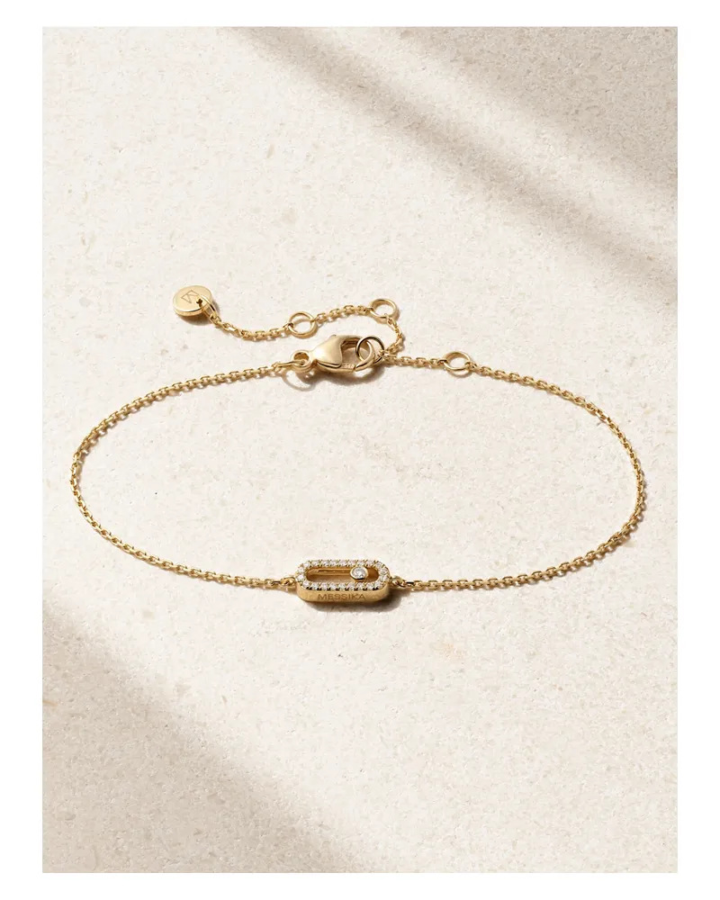 Messika Move Uno Armband Aus 18 Karat Gold Mit Diamanten Gold