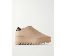 Sneak-elyes Brogues Aus Einem Gebürsteten Material - Neutral