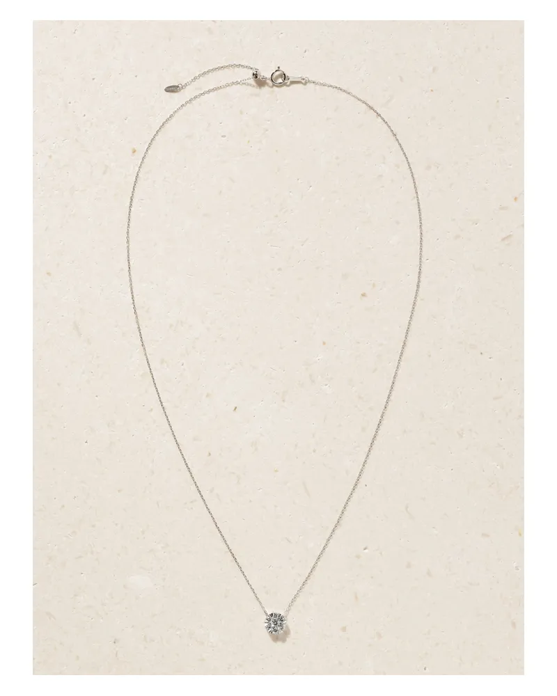 PERSEE Kette Aus 18 Karat Weißgold Mit Diamanten Gold