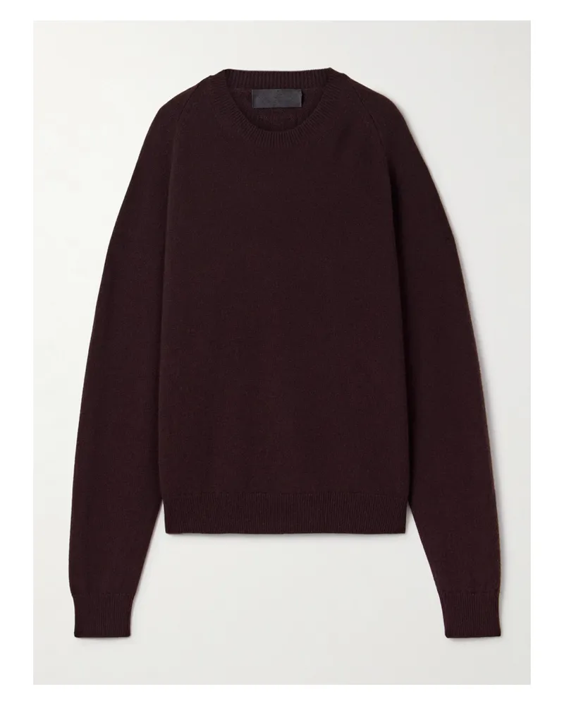 Nili Lotan Trisha Cashmere Sweater - Burgundy Burgundy