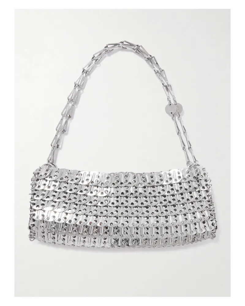 Paco Rabanne Chainmail Shoulder Bag - Silver Silver