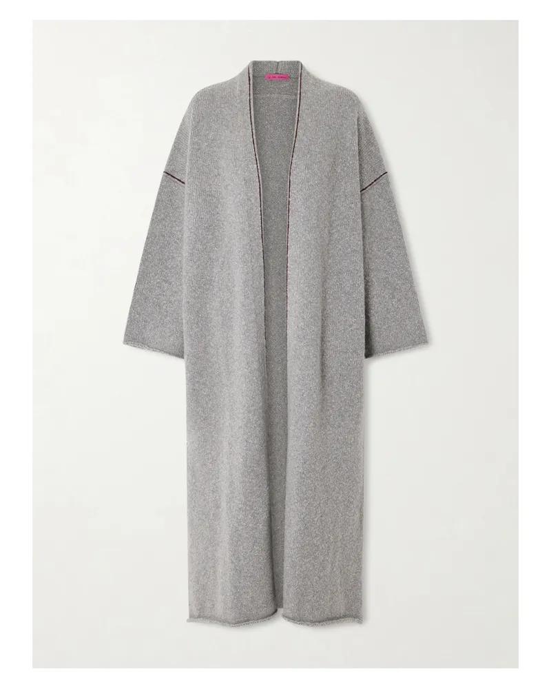 The Elder Statesman Glacier Cardigan Aus Kaschmir - Grau Grau