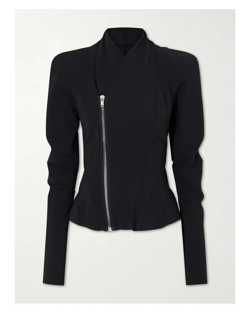 Rick Owens Princess Jersey Jacket - Black Black