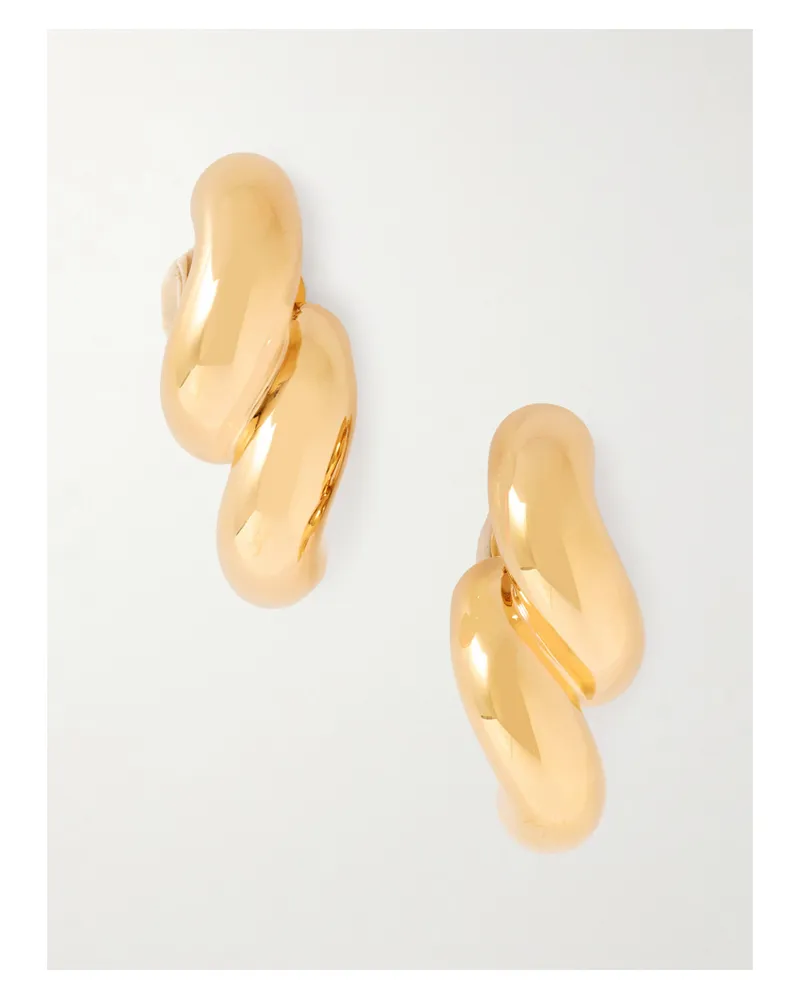 Alaïa Goldfarbene Ohrclips Gold