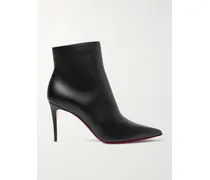 So Kate Booty 85 Leather Ankle Boots - Black